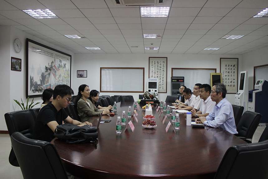 益彩基金秘書長荊宇虹、副秘書長關(guān)丹一行蒞臨旭子科技指導(dǎo)工作